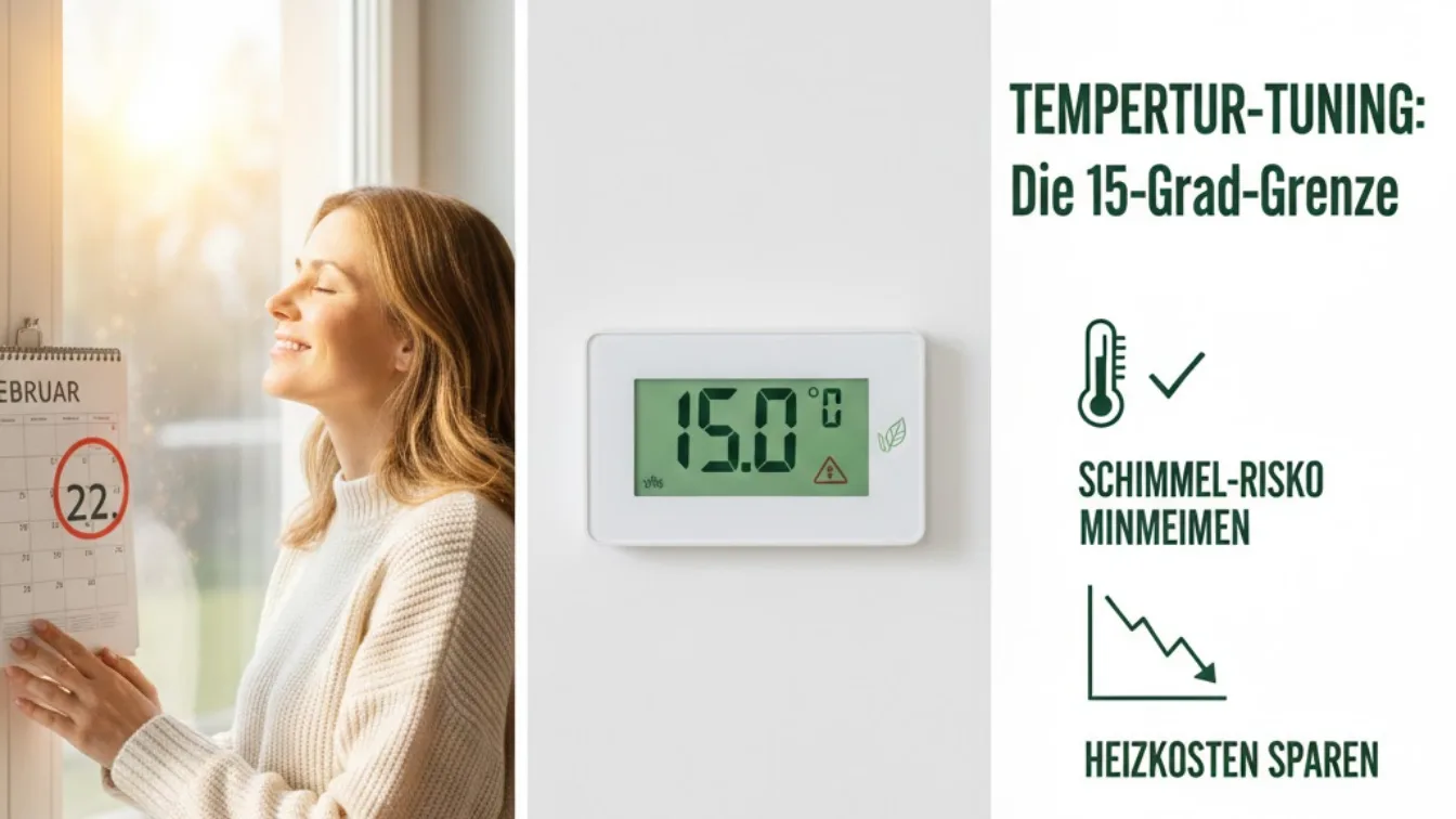 22 Grad im Februar: Warum Sie jetzt trotz Frühlingsgefühlen Ihre Heizung nicht komplett ausschalten sollten