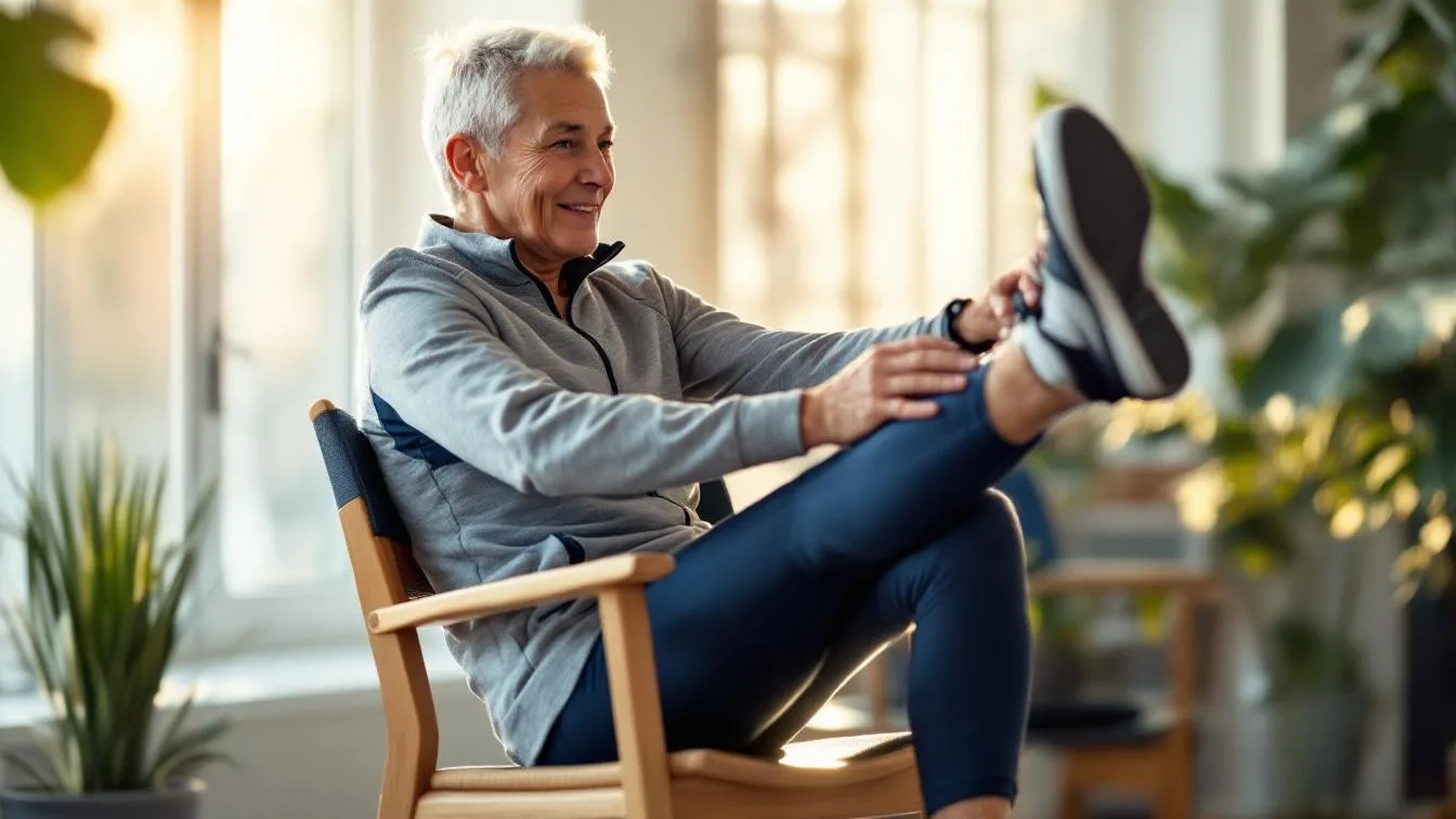 Das 6-Minuten-Stuhlprogramm zur Kräftigung der Beinmuskulatur nach 55 – Expertenrat eines Trainers