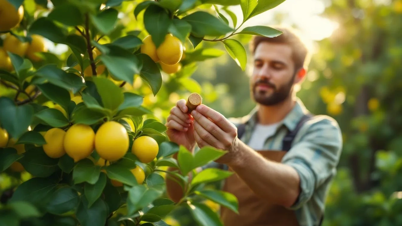 Der Korken-Trick: Warum erfahrene Gärtner diesen Gegenstand jetzt an ihre Zitronenbäume hängen