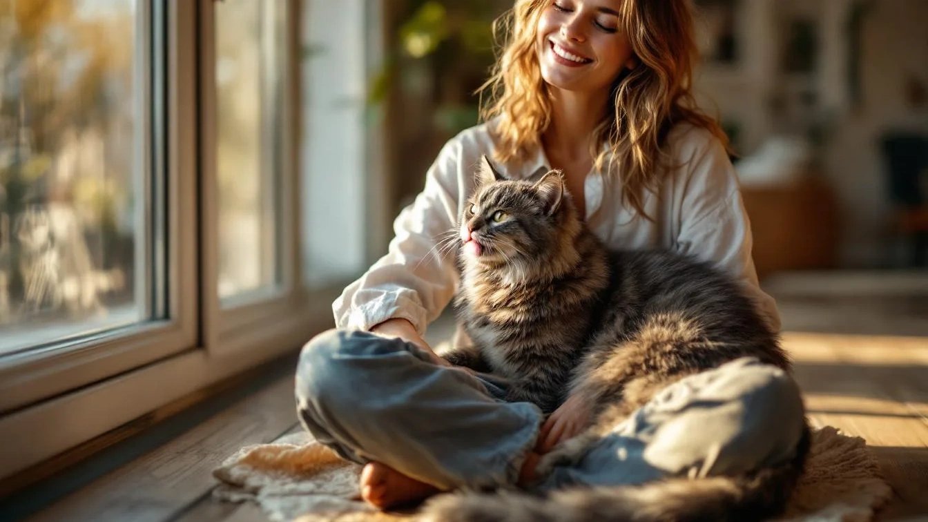 Das ungewöhnliche Verhalten verstehen: Warum Katzen ihren Kopf ablecken und was das für Besitzer bedeutet