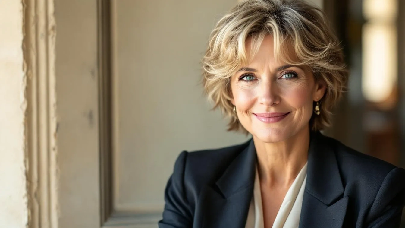 Dieser Haarschnitt verleiht Frauen über 60 Weichheit und Struktur