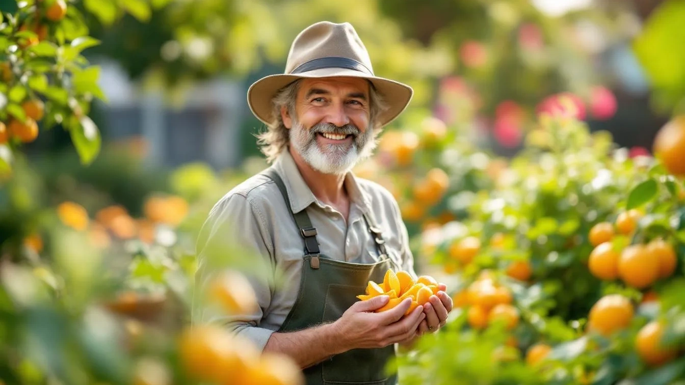 Ein Gärtner verrät, warum Orangenschalen Wunder im Garten wirken
