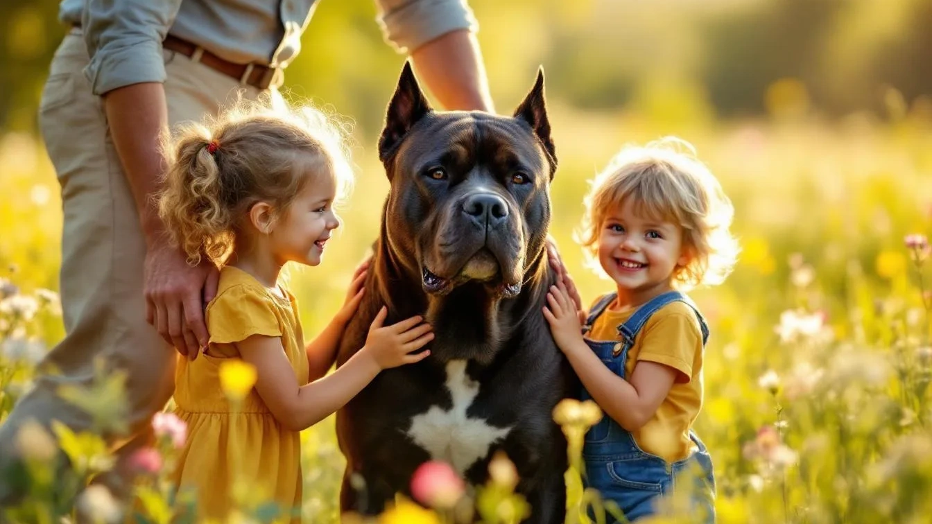 Ein Hundeexperte verrät, ob ein Cane Corso zu kleinen Kindern passt