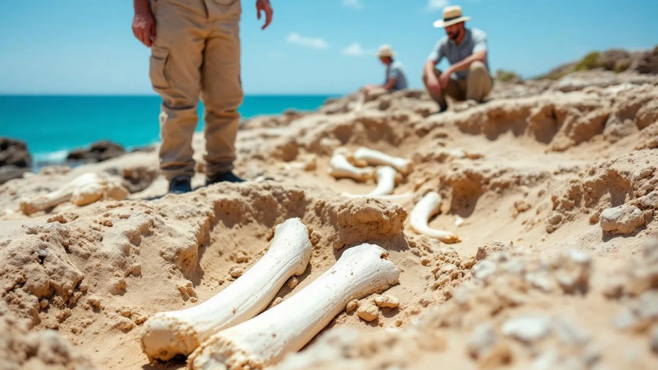 Keine Mammutknochen, sondern Walknochen in Küstennähe entdeckt