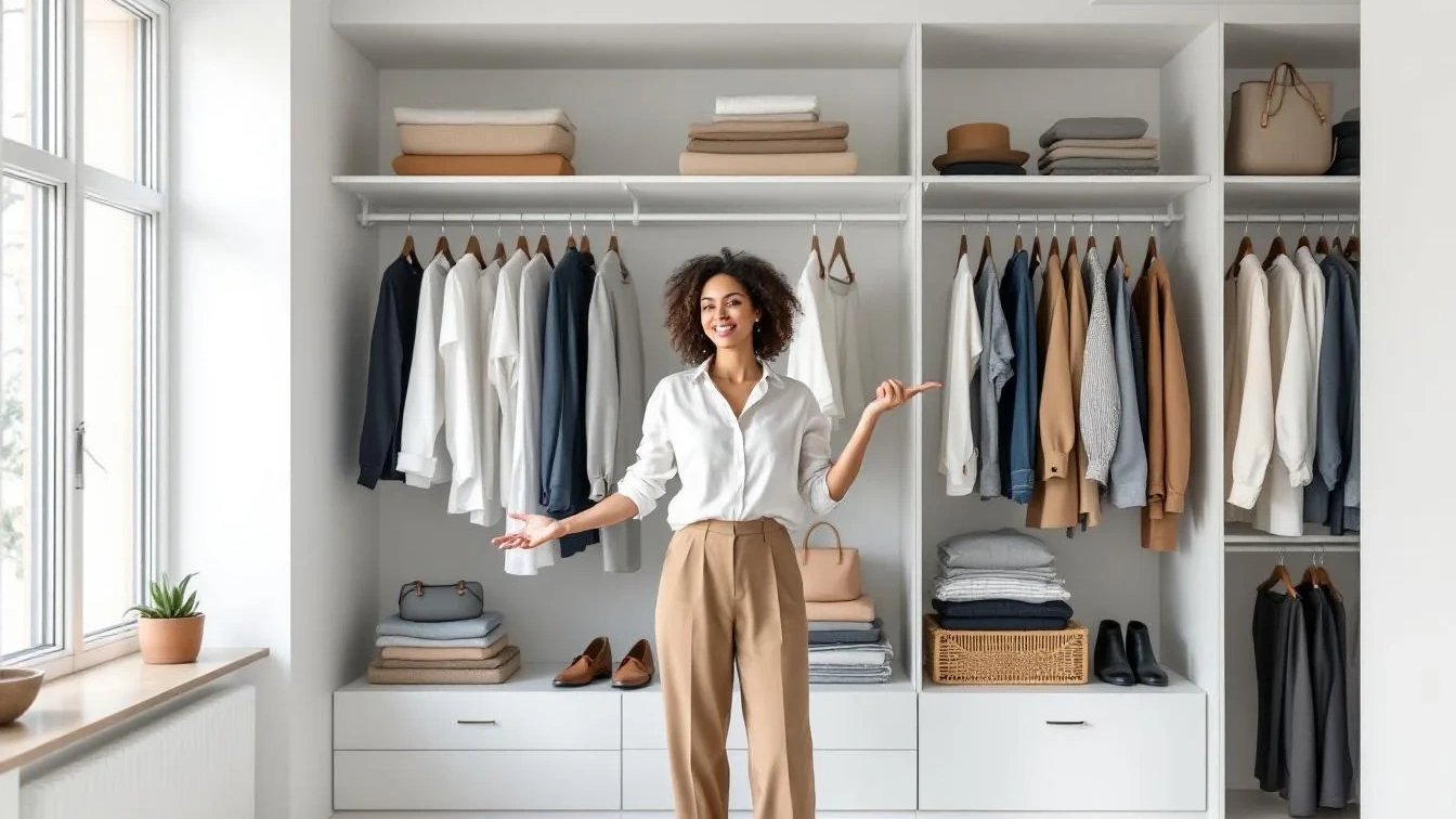 Weder Kleiderbügel noch Boxen, dieser Trick organisiert die Garderobe perfekt